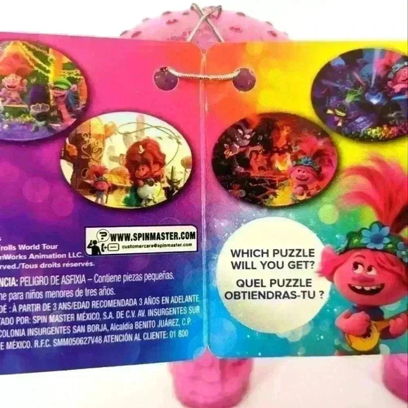 2 Trolls World Tour Puzzle 100 Pc Microphone Shape - Picture 3 of 5